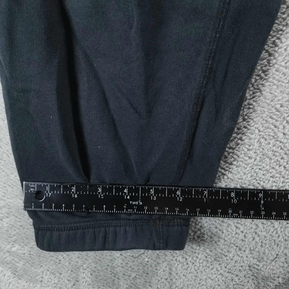 Nike Sweatpants Mens L Black Fleece Joggers Drawstring Pockets Gym Workout - Picture 9 of 10